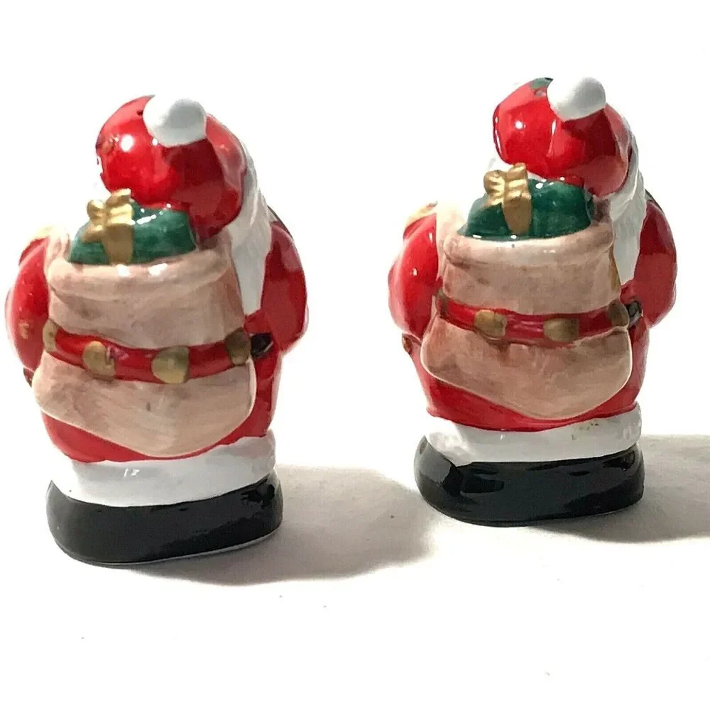 Christmas Village vintage santa